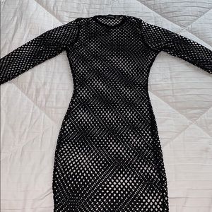 PrettyLittleThing- Fishnet Swim Cover-Up